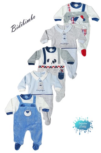 Tutina neonato ciniglia - tutina,
