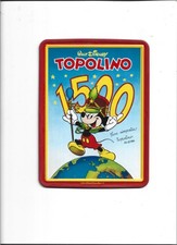 TOPOLINO 1500  - TARGA METALLICA - ALLEGATA AL NUMERO 1500 DI TOPOLINO