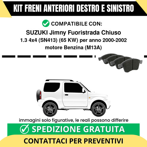 Pastiglie freno anteriori per - pastiglie,