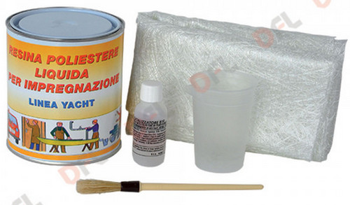 Kit vetroresina riparazione - kit,
