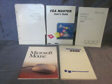 5 Manuali PC Computer Vintage