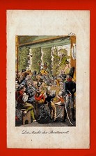 GX62-GRAVURE ORIGINALE-THÉÂTRE DE GUIGNOL-18e