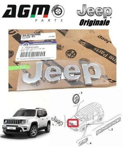 Stemma scritta jeep griglia - scritta,