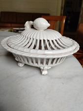 Elegante centrotavola vintage in ceramica, attribuibile manifattura Bassano