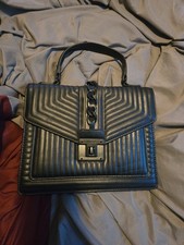 ALDO Black Quilted Top Handle