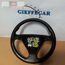 VOLANTE IN PELLE NERA ORIGINALE ALFA ROMEO 145 - 146 (930_) - DEMONTATO - 152252