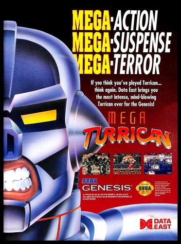 Mega turrican 1994 retro - mega,