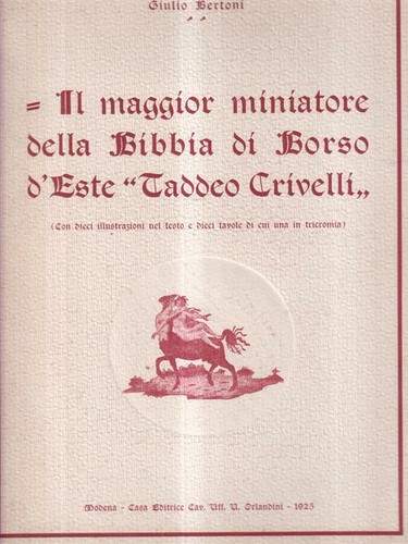 Maggior miniatore della - il,
