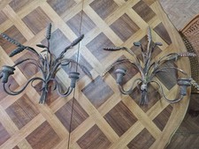 VECCHIA COPPIA DI APPLIQUES IN