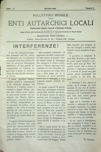Bollettino mensile degli enti