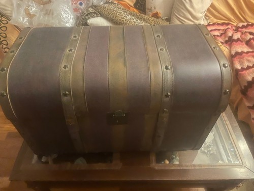 Baule ntico vintage - ntico, legno