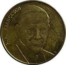 MEDAGLIA PAPA FRANCESCO PIAZZA
