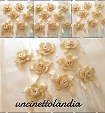 20 FIORI PANNA UNCINETTO CON