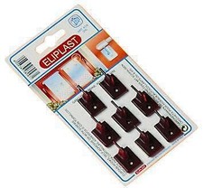 Ganci adesivi per tende 8 pz