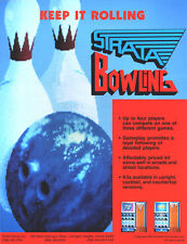 STRATA BOWLING VIDEO VOLANTINO 1990