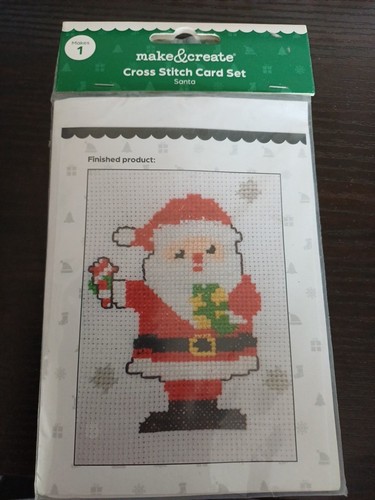 Kit carte punto croce - punto, babbo