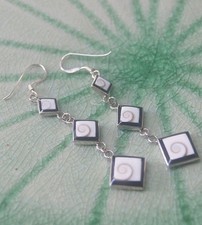 Orecchini a tre strati da