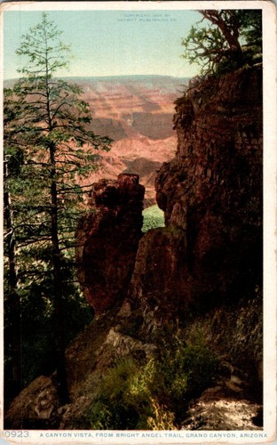 1905 grand canyon bright - canyon, angel
