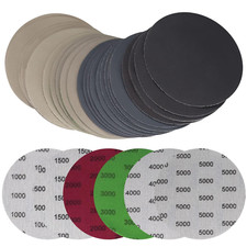 30 Pezzi Dischi Abrasivi Rotondi, Orbitali, Ad Acqua O Asciutti 125 Mm, per Auto