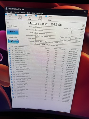 Maxtor diamondmax 6l200p0 - maxtor,