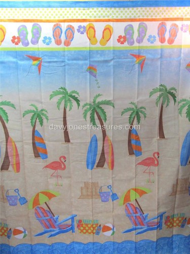 Tenda doccia bagno - , tropicale