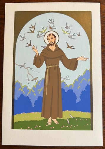 Cartolina dipinta mano - cartolina, a