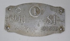 CARRO AGRICOLO BOLLO TASSA CIRCOLAZIONE PROVINCIA DI SIENA 1940 L. 25 N. 01570