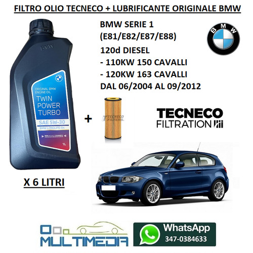 Filtro olio tecneco - olio, e
