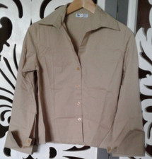 Camicia Cotone Beige Tg.  M