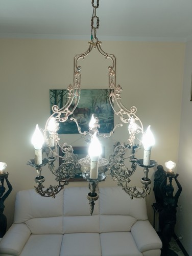 Lampadario classico bronzo - classico,