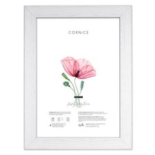 Cornice portafoto legno parete Shabby WHITE bianca foto stampe poster quadri