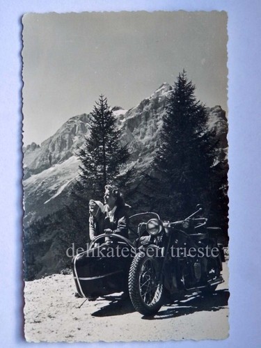 Moto sidecar bmw 1953 vecchia - moto,