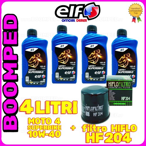 Kit tagliando olio elf moto4 - kit,