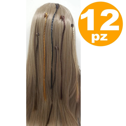 Set 12pz trecce treccine - set,