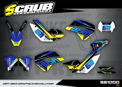 Adesivo grafica enduro decoro