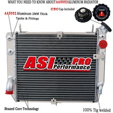 2 Row 42mm Aluminium Radiator