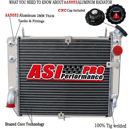 Row 42mm aluminium radiator - 2,