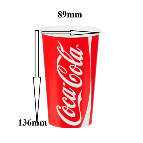 Coca cola tazza carta - coca-cola,