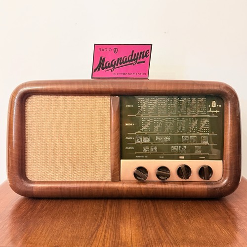 Radio vintage magnadyne - radio,