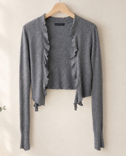 Coprispalle grigio maglia - coprispalle,