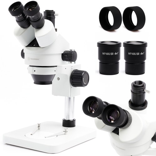 Microscopio trinoculare