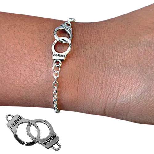 Bracciale con manette uomo - manette, da