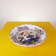 piatto vintage in maiolica cacf faenza