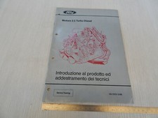 RARO MANUALE ORIGINALE 1988 CONOSCENZA MOTORE 2.5 TURBO DIESEL FORD TD