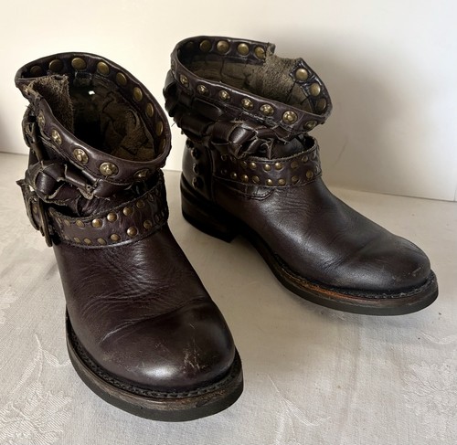 Stivali moto ash marrone scuro - stivali,