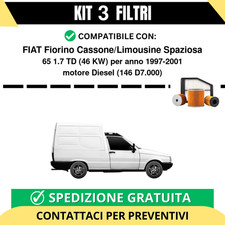Kit 3 Filtri Tagliando per