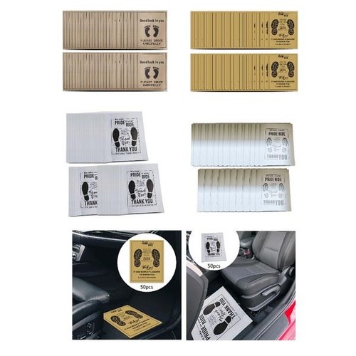 50pz tappetino paper per auto - tappetino,