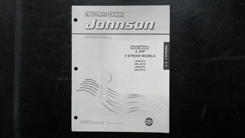 Johnson 2003 catalogo ricambi - 2003,