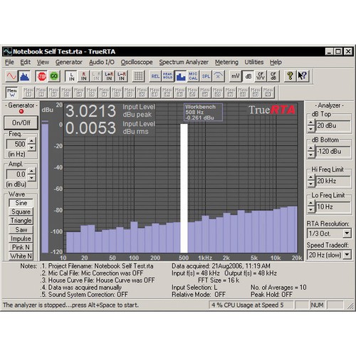True audio truerta software - software, di