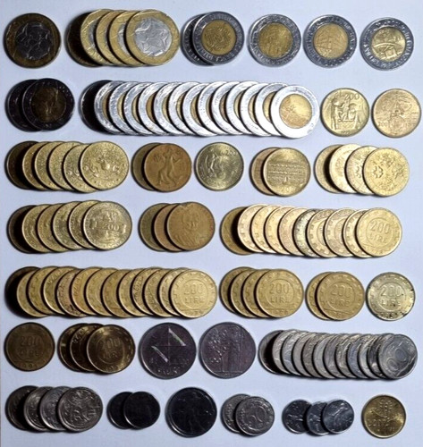 Collezione 114x monete - collezione,